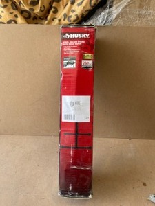 Husky 43 in. Stationary Steel Roller Stand with Edge Guide