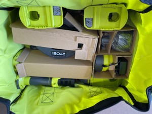 RYOBI ONE 18V Cordless 6-Tool Combo Kit with 1.5 Ah Battery, 4.0 Ah Battery, and Charger