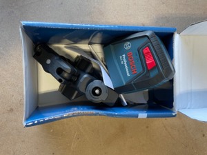 Bosch 30 ft. Cross Line Laser Level Self Leveling with 360 Degree Flexible Mounting Device and Carrying Pouch