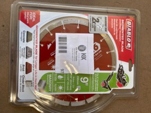 DIABLO 9 in. Diamond Segmented Cut-Off Discs for Masonry