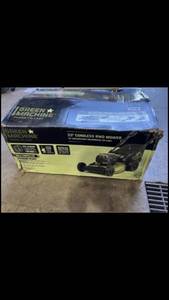 lot 4 image: Green Machine 62V Brushless 22 in. Electric Cordless Battery Self- Propelled Lawn Mower with 2 4.0 Ah Batteries and Charger
