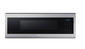 lot 54 image: Samsung 1.1 cu. ft. Smart SLIM OTR with 400 CFM and Wi-Fi Smart Control in Fingerprint Resistant Stainless Steel