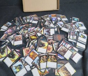 HUGE LOT OF FLESH AND BLOOD TRADING CARDS