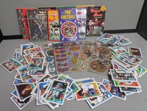 FOOTBALL BOOKS, CARDS, & STICKERS
