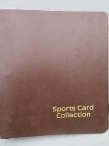 FOOBALL CARDS AND BINDER