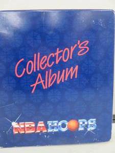 BASKETBALL CARDS AND BINDER