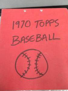 1970 TOPPS BASEBALL CARDS AND ALBUM