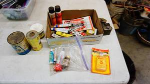 Assorted Glues, Adhesives etc.
