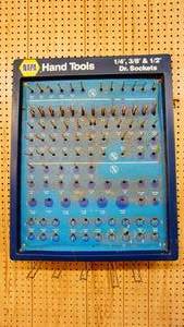 ManCave Collectible Vintage NAPA Hand Tools Wall Mount Display Dr. Sockets 14, 38, & 12