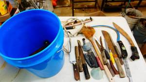 Assorted handtools