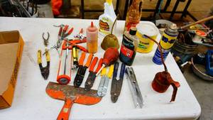 Assorted handtools