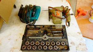 Assorted hand tools etc.