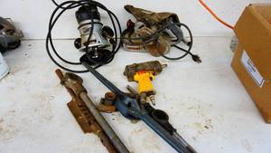Assorted tools and garage items