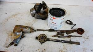 Assorted tools and garage items