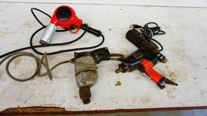 Heat gun, drills etc.