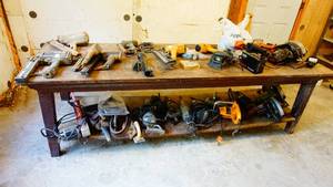 Work bench and contents all on tested