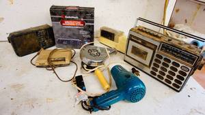 Panasonic radio, heat guns etc.