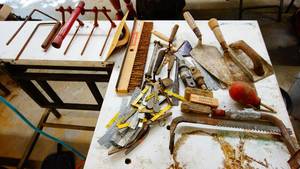 Concrete hand tools etc.