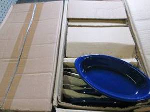 lot 82 image: 2 cases of rarebit cobalt blue glaz...