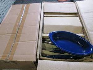 lot 83 image: 2 cases of rarebit cobalt blue glaz...