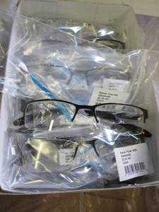 lot 108 image: case of 90 steven tyler glasses ...