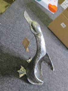 lot 169 image: new metal duck wine bottle holder ...