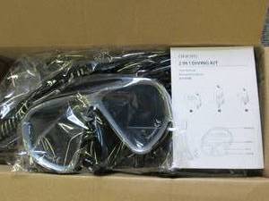 lot 170 image: 2 in 1 snorkel diving kit ...