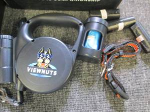 lot 207 image: 4 new dog leash and collars with ba...