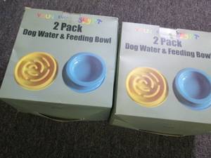 lot 226 image: 22 packs of dog water and feeding ...
