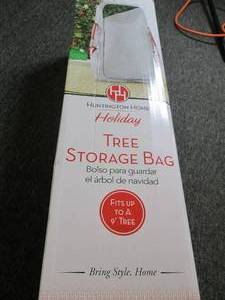 lot 239 image: holiday tree storage bag ...