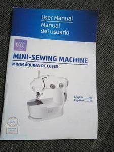 lot 254 image: 4 mini sewing machines tested one a...