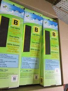 lot 286 image: box of 15 germguardian true hepa f...