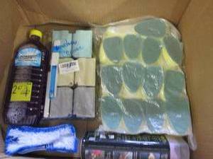 lot 297 image: box of cleaning supplies ...