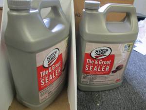 lot 349 image: 21 gallon jugs of scotchgard tile ...