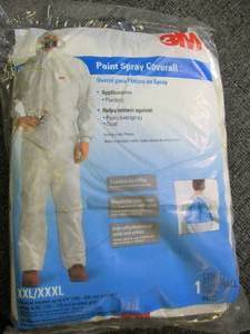 lot 356 image: case of 6 3m paint spray coverall x...