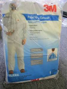 lot 357 image: case of 6 3m paint spray coverall x...