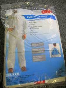 lot 358 image: case of 6 3m paint spray coverall x...