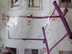 lot 377 image: horizontal bar for gymnastics green...