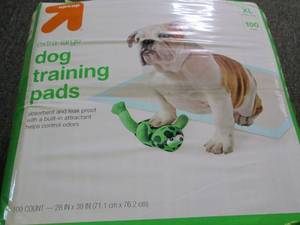 lot 399 image: package of XL dog training pads 100...