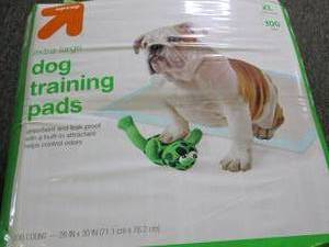 lot 405 image: package of XL dog training pads 100...