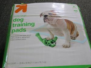 lot 410 image: package of XL dog training pads 100...