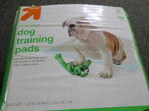 lot 411 image: package of XL dog training pads 100...