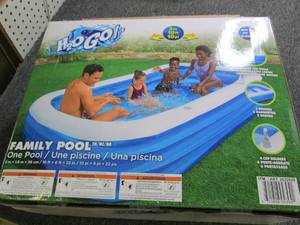 lot 444 image: H2O GO family pool open box unteste...