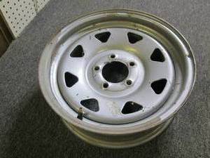 lot 470 image: trailer rim measures 16.5 inches ac...
