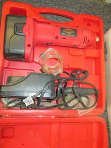 lot 475 image: toughest cut out tool , sander, lev...