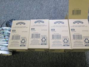 lot 501 image: 4 sets of holiday time 100 led 8 fu...