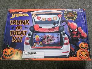 lot 545 image: new marvel spiderman trunk or treat...