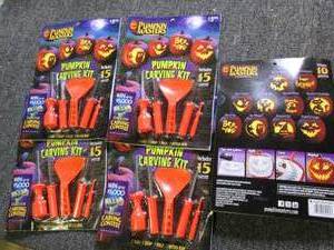 lot 558 image: 5 new pumpkin masters 15 pc pumpkin...