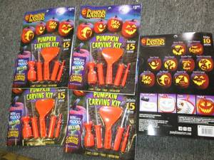 lot 559 image: 5 new pumpkin masters 15 pc pumpkin...