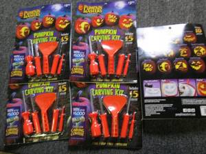 lot 560 image: 5 new pumpkin masters 15 pc pumpkin...